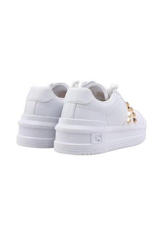 GUESS Sneaker Ox Platform Donna White FL8MMSELE12 - Sandrini Calzature e Abbigliamento