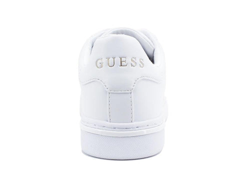 GUESS Sneaker Pelle Bande Strass Arcobaleno White FL5ROLELE12 - Sandrini Calzature e Abbigliamento