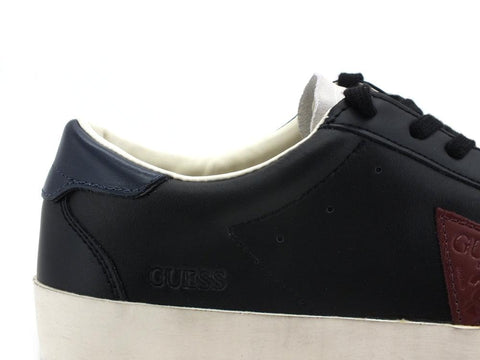 GUESS Sneaker Pelle Logo Suede Black Blue FMLOD8LEA12 - Sandrini Calzature e Abbigliamento