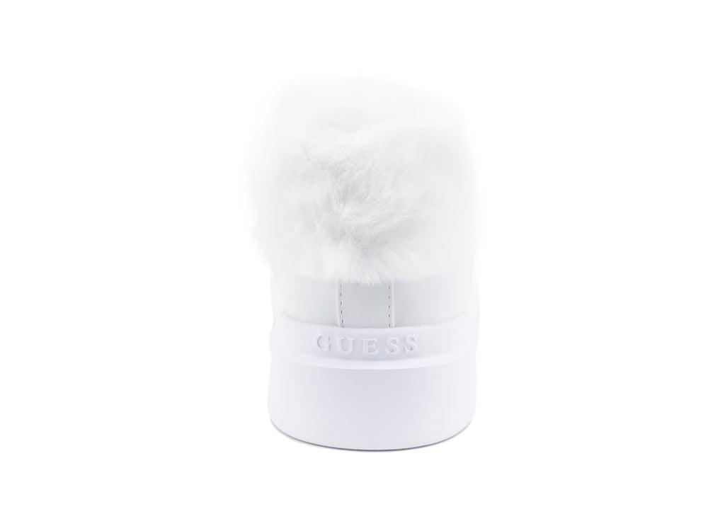 GUESS Sneaker Pelo Platform Borchie White FL8H2YELE12 - Sandrini Calzature e Abbigliamento