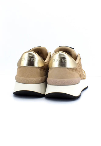 GUESS Sneaker Pizzo Donna Beige FL5VN2SMR12 - Sandrini Calzature e Abbigliamento