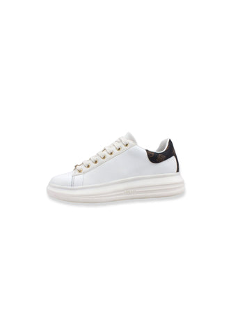 GUESS Sneaker Platform Donna White Brown FL7RNOFAL12 - Sandrini Calzature e Abbigliamento