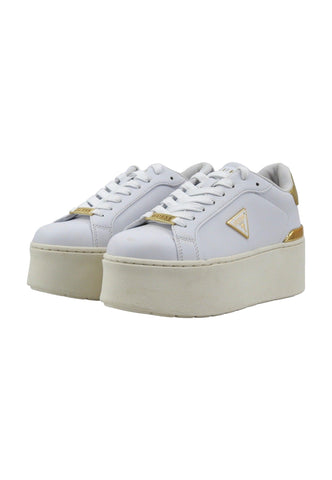 GUESS Sneaker Platform Donna White Gold FLPWLLLEL12 - Sandrini Calzature e Abbigliamento