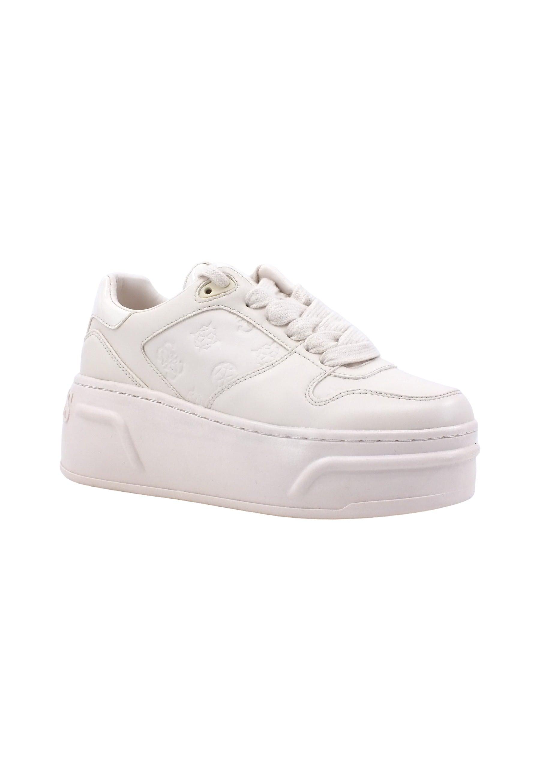 GUESS Sneaker Platform Donna Winter White FL8NOEELE12 - Sandrini Calzature e Abbigliamento