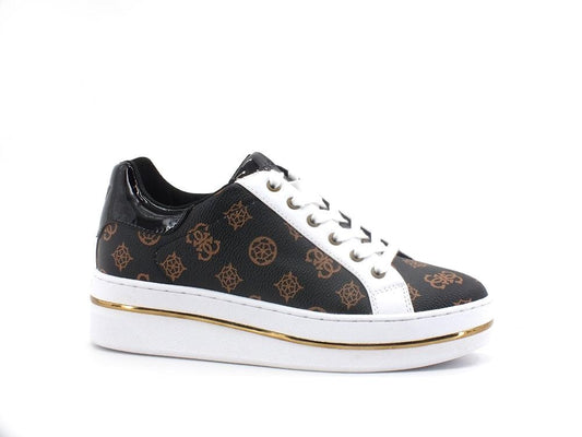 GUESS Sneaker Platform Loghi Brown FL8NELFAL12 - Sandrini Calzature e Abbigliamento