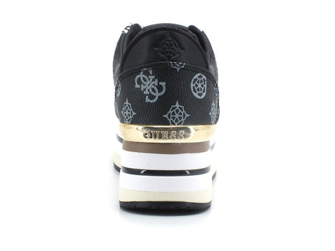 GUESS Sneaker Platform Loghi Printed White Black FL5HIDFAL12 - Sandrini Calzature e Abbigliamento