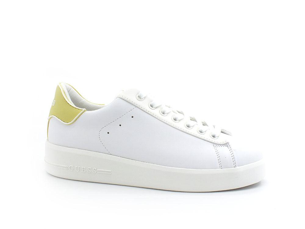 GUESS Sneaker Profilo Bicolor Fluo Logo White Lime FL6RKELEA12 - Sandrini Calzature e Abbigliamento