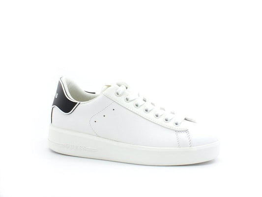 GUESS Sneaker Retro Logo White Black FL6RKELEA12 - Sandrini Calzature e Abbigliamento