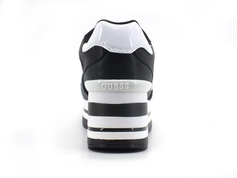 GUESS Sneaker Running Platform Black White FL7HEKELE12 - Sandrini Calzature e Abbigliamento