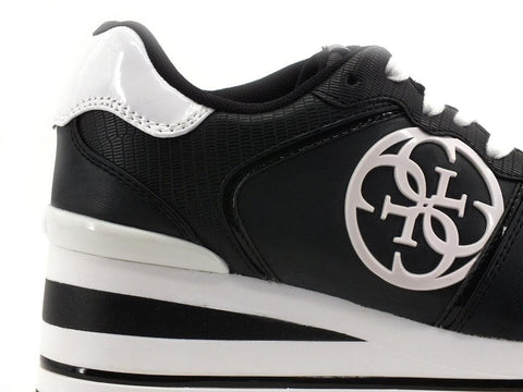 GUESS Sneaker Running Platform Black White FL7HEKELE12 - Sandrini Calzature e Abbigliamento