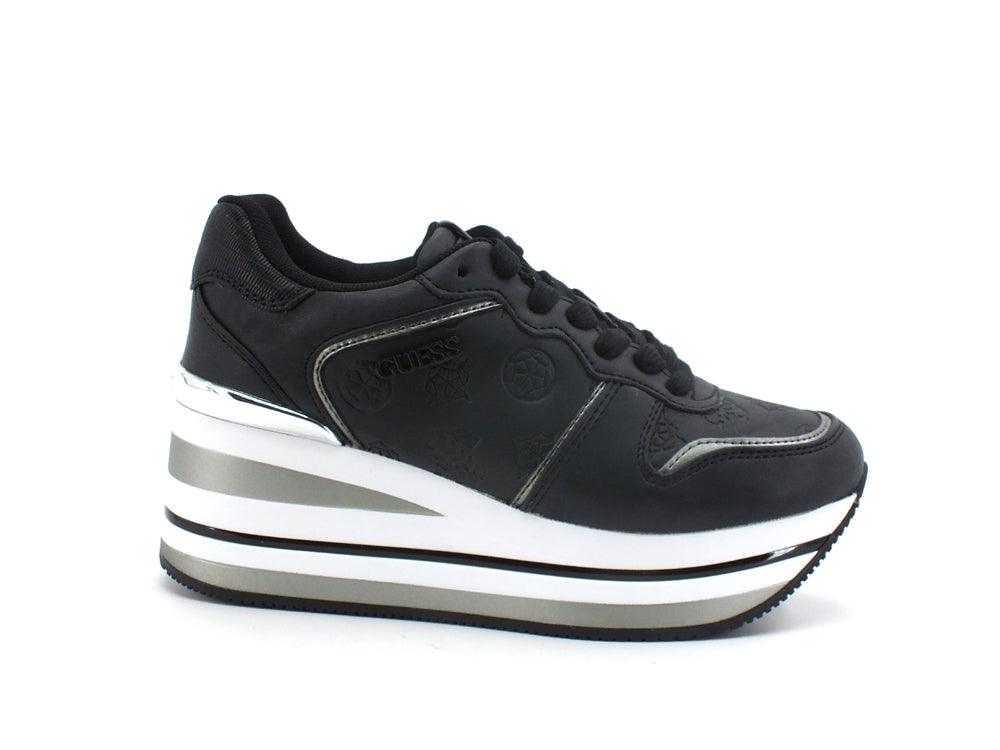 GUESS Sneaker Running Platform Loghi Black Blue FL7HEEFAL12 - Sandrini Calzature e Abbigliamento