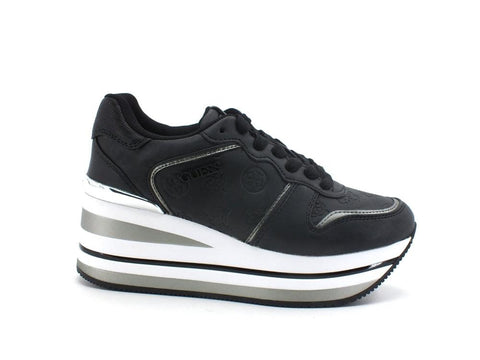 GUESS Sneaker Running Platform Loghi Black Blue FL7HEEFAL12 - Sandrini Calzature e Abbigliamento