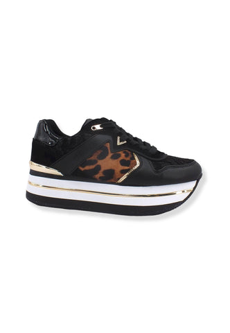 GUESS Sneaker Running Platform Loghi Donna Animalier Leopard FL7HARPEL12 - Sandrini Calzature e Abbigliamento