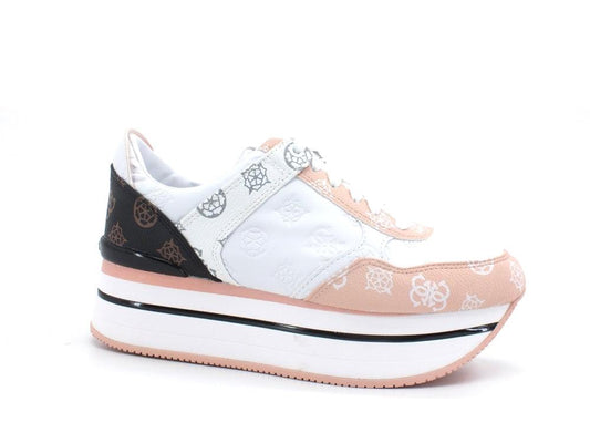 GUESS Sneaker Running Platform Tricolor White Pink FL5HIDFAL12 - Sandrini Calzature e Abbigliamento