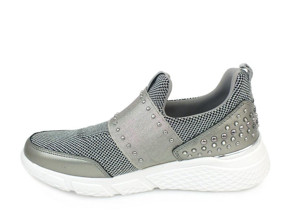 GUESS Sneaker Silver FL5NAMFAM12 - Sandrini Calzature e Abbigliamento