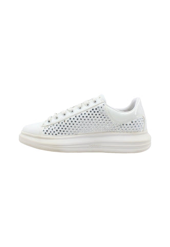 GUESS Sneaker Strass Donna White FL5VIBELE12 - Sandrini Calzature e Abbigliamento