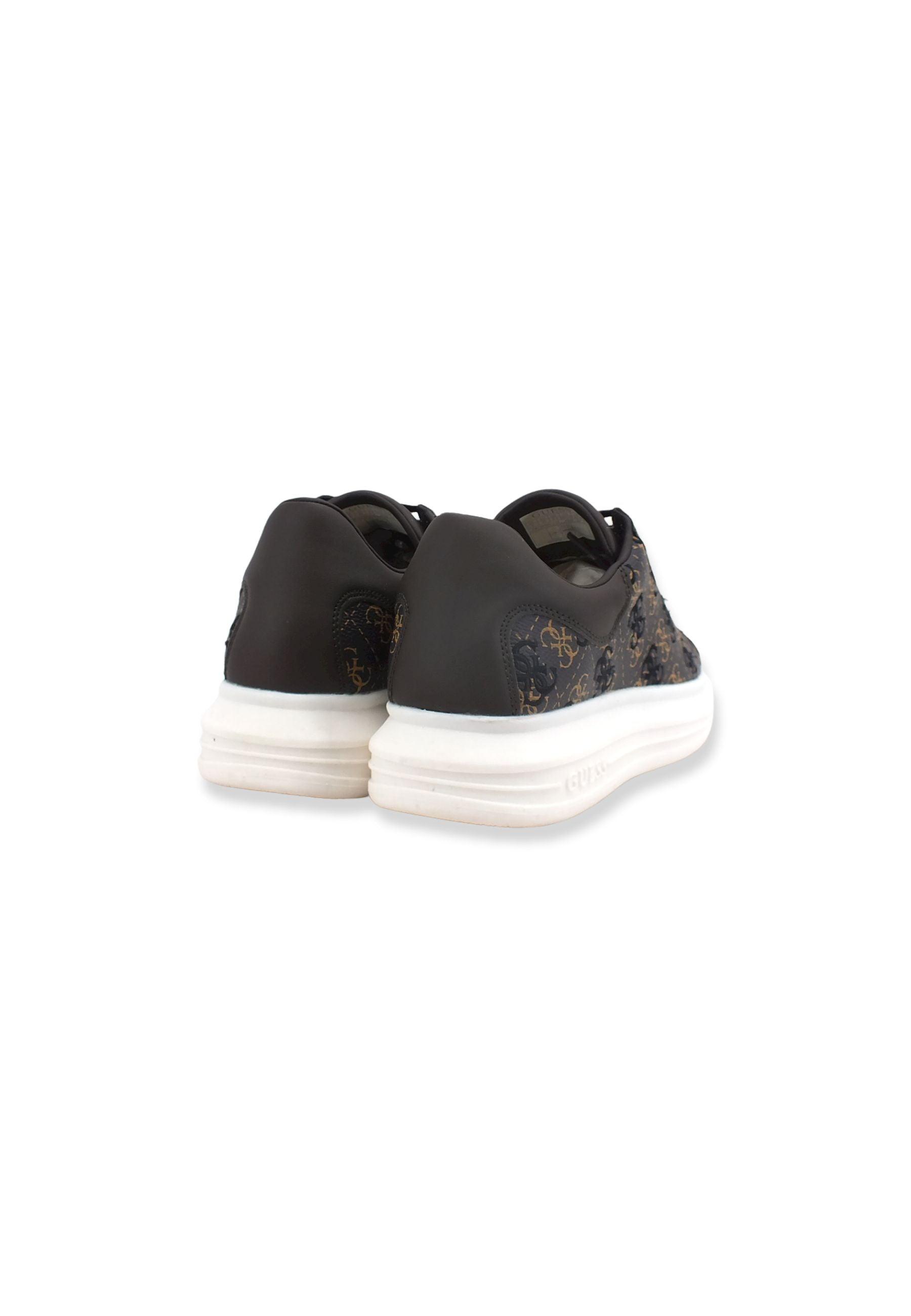GUESS Sneaker Uomo Brown Ochre FM7SRNELL12 - Sandrini Calzature e Abbigliamento