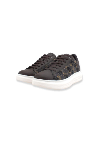 GUESS Sneaker Uomo Brown Ochre FM7SRNELL12 - Sandrini Calzature e Abbigliamento