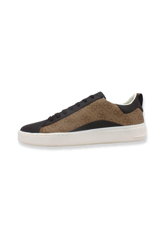 GUESS Sneaker Uomo Loghi Print Beige Brown FM7VRNFAL12 - Sandrini Calzature e Abbigliamento