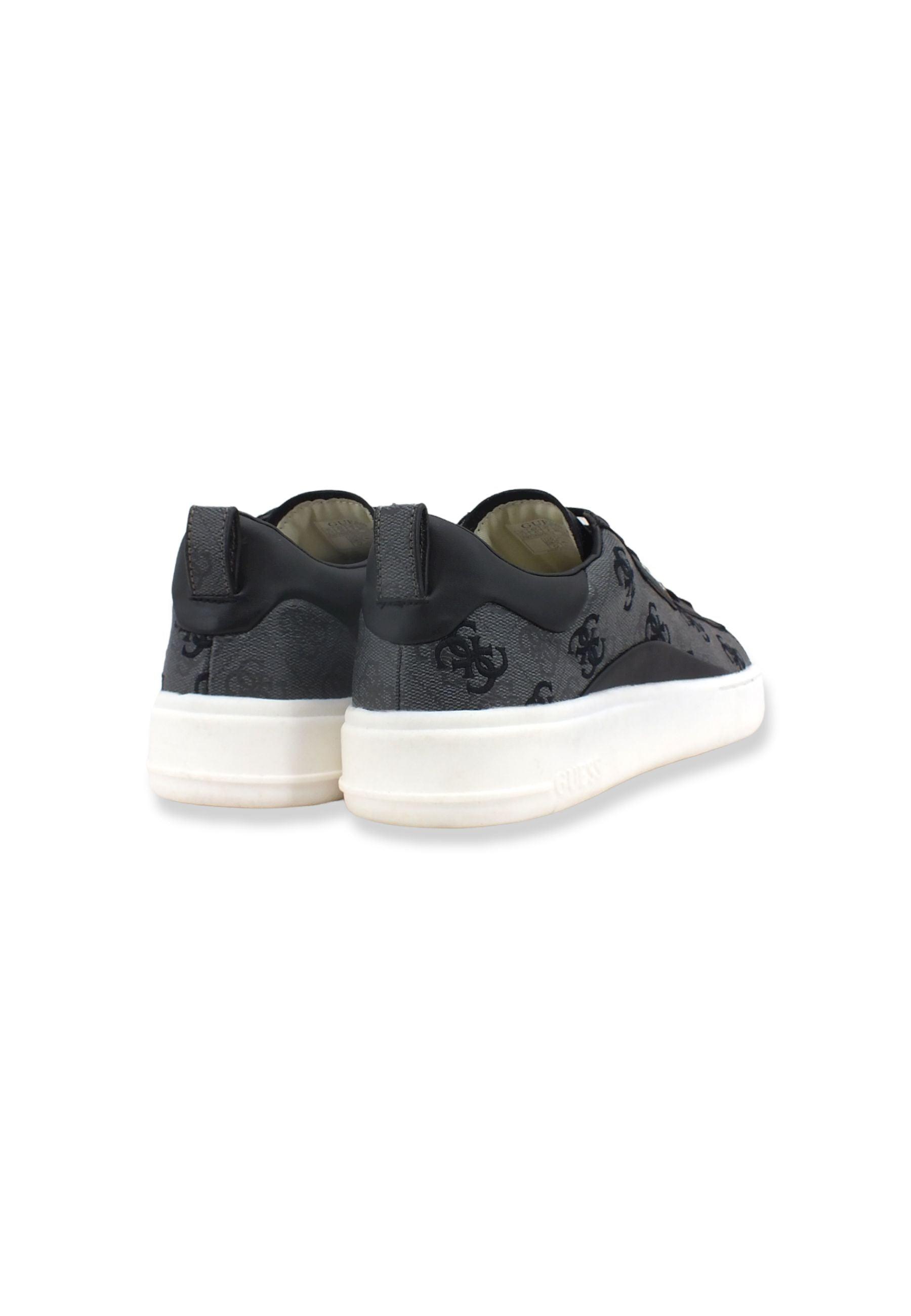 GUESS Sneaker Uomo Loghi Print Grigio Coal FM7VRNFAL12 - Sandrini Calzature e Abbigliamento