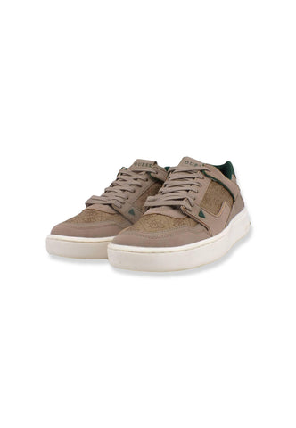 GUESS Sneaker Uomo Ox Loghi Beige Brown FM7VBLFAB12 - Sandrini Calzature e Abbigliamento