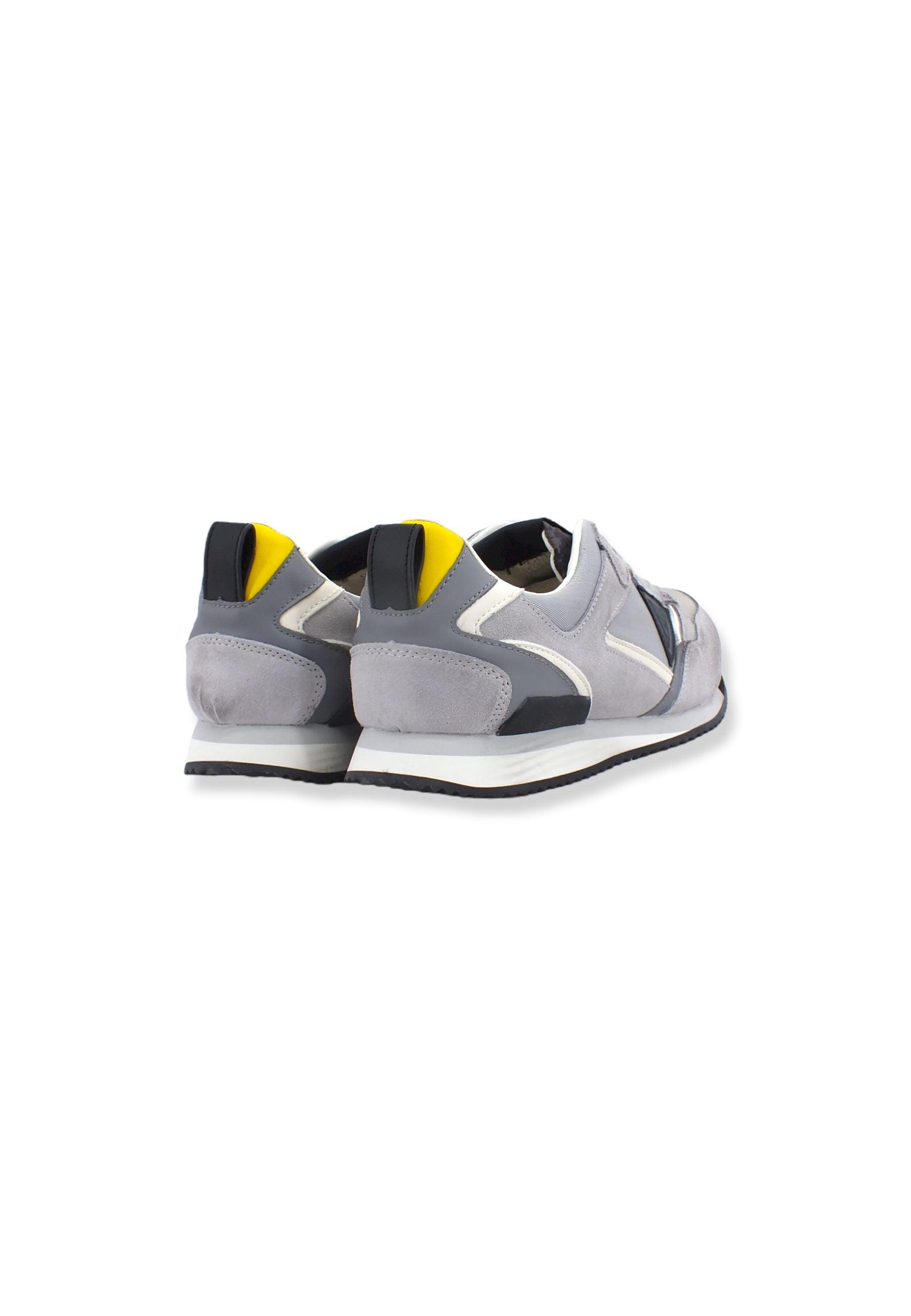 GUESS Sneaker Uomo Running Suede Nylon Light Grey FM6TREFAM12 - Sandrini Calzature e Abbigliamento