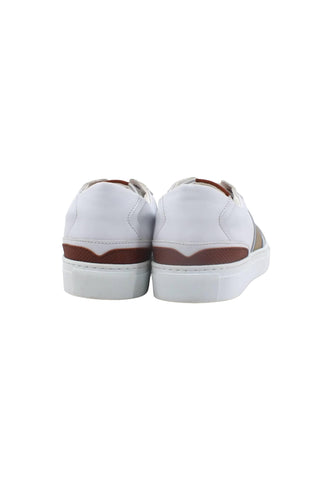 GUESS Sneaker Uomo White Beige FM5TOLELL12 - Sandrini Calzature e Abbigliamento