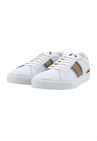 GUESS Sneaker Uomo White Beige FM5TOLELL12 - Sandrini Calzature e Abbigliamento