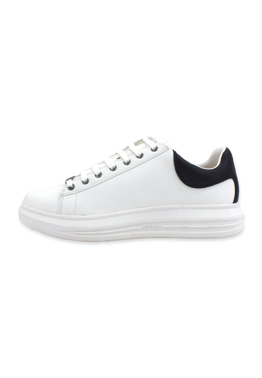 GUESS Sneaker Uomo White Black FM5VIBELE12 - Sandrini Calzature e Abbigliamento
