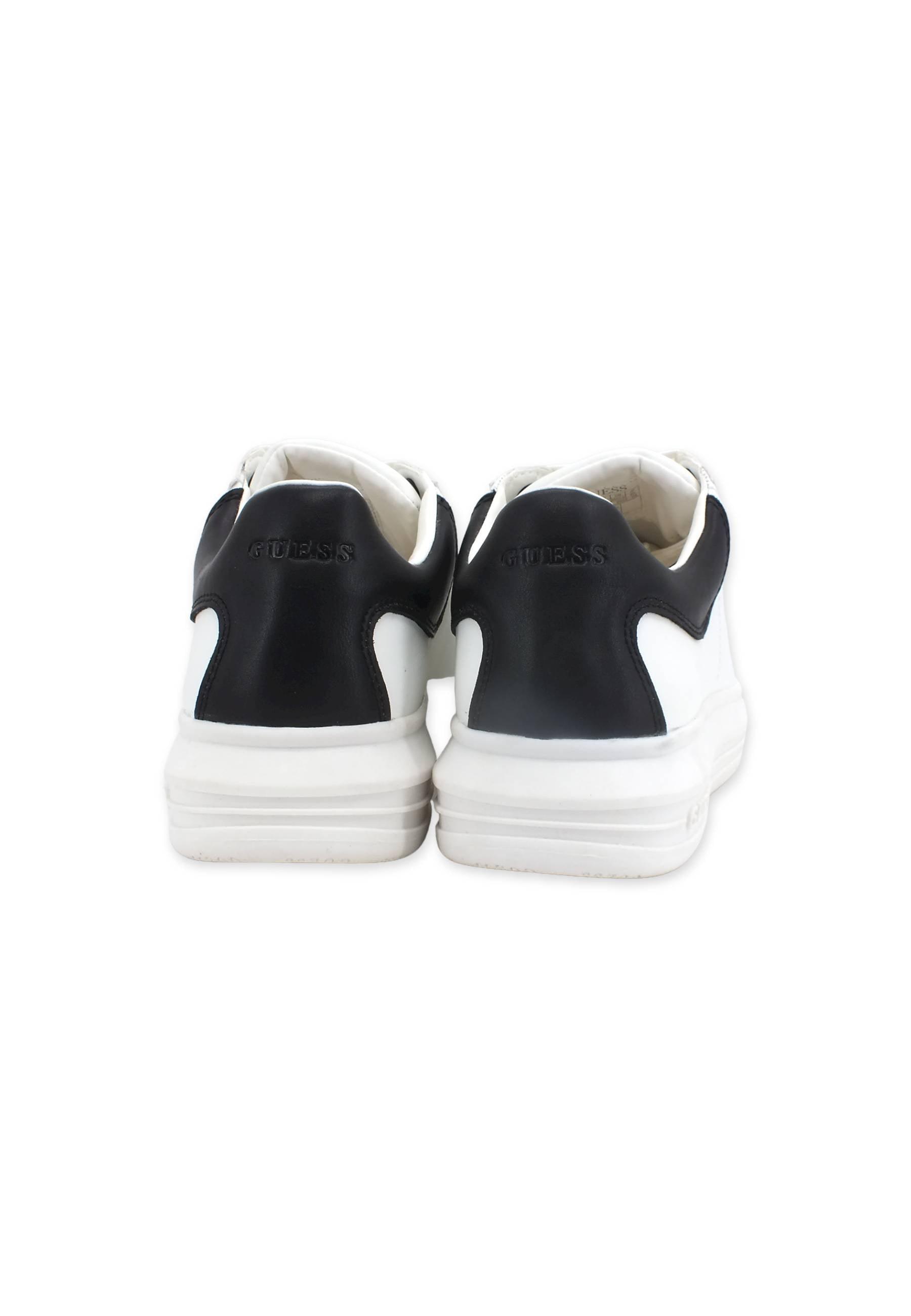 GUESS Sneaker Uomo White Black FM5VIBELE12 - Sandrini Calzature e Abbigliamento
