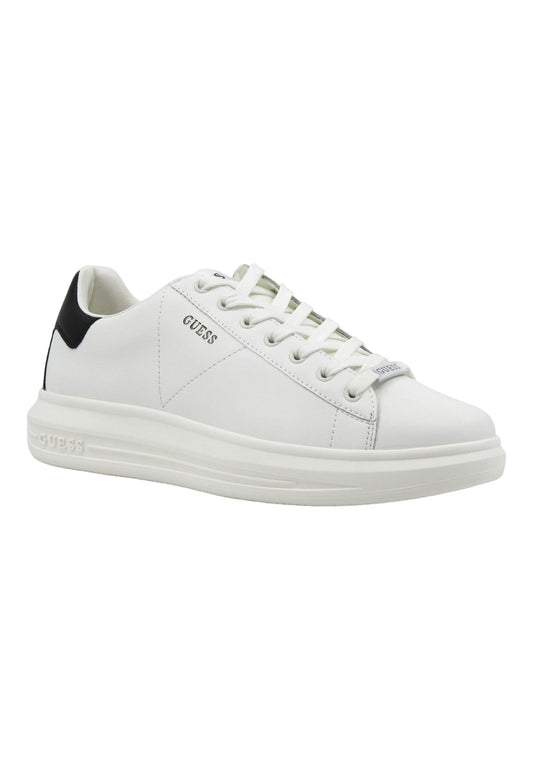 GUESS Sneaker Uomo White Black FM8VIBLEL12 - Sandrini Calzature e Abbigliamento
