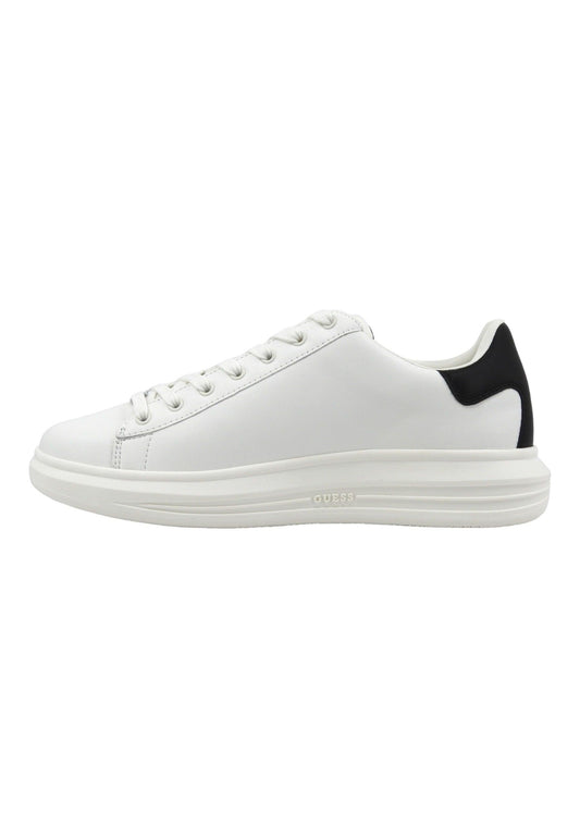 GUESS Sneaker Uomo White Black FM8VIBLEL12 - Sandrini Calzature e Abbigliamento