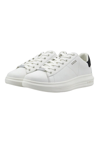 GUESS Sneaker Uomo White Black FM8VIBLEL12 - Sandrini Calzature e Abbigliamento