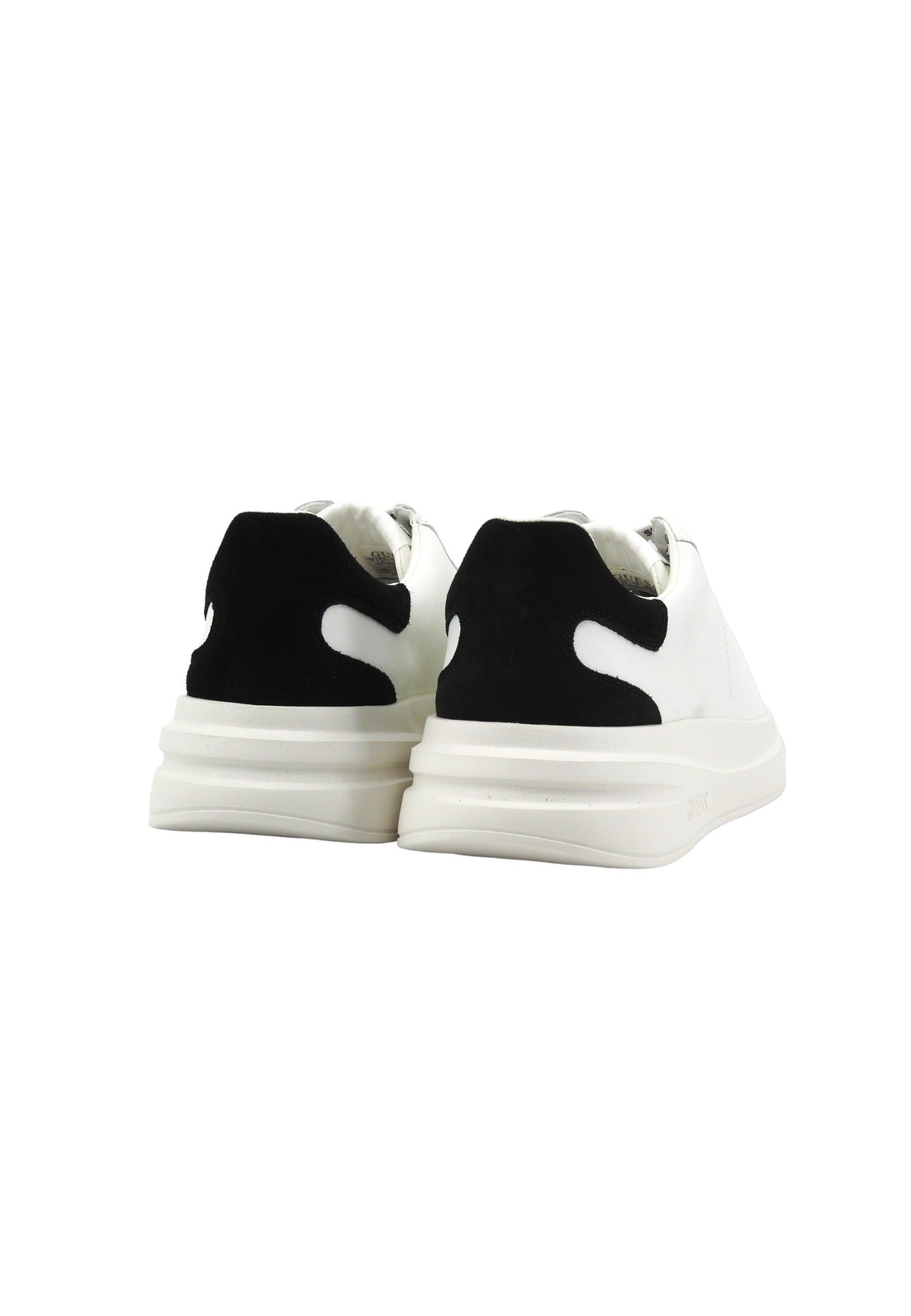 GUESS Sneaker Uomo White Black FMPVIBSUE12 - Sandrini Calzature e Abbigliamento