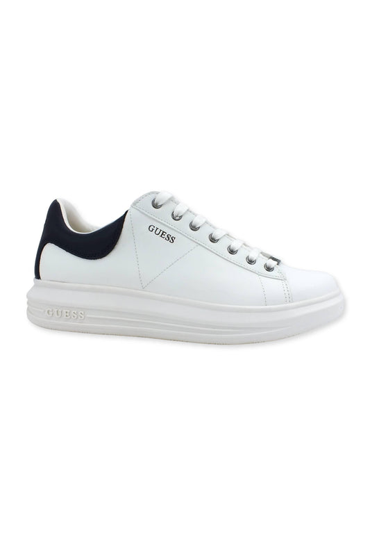 GUESS Sneaker Uomo White Blue FM5VIBELE12 - Sandrini Calzature e Abbigliamento