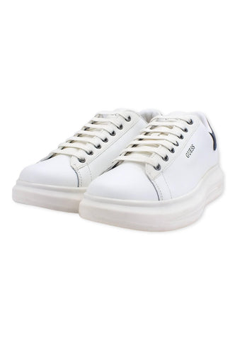 GUESS Sneaker Uomo White Blue FM7RNOLEA12 - Sandrini Calzature e Abbigliamento