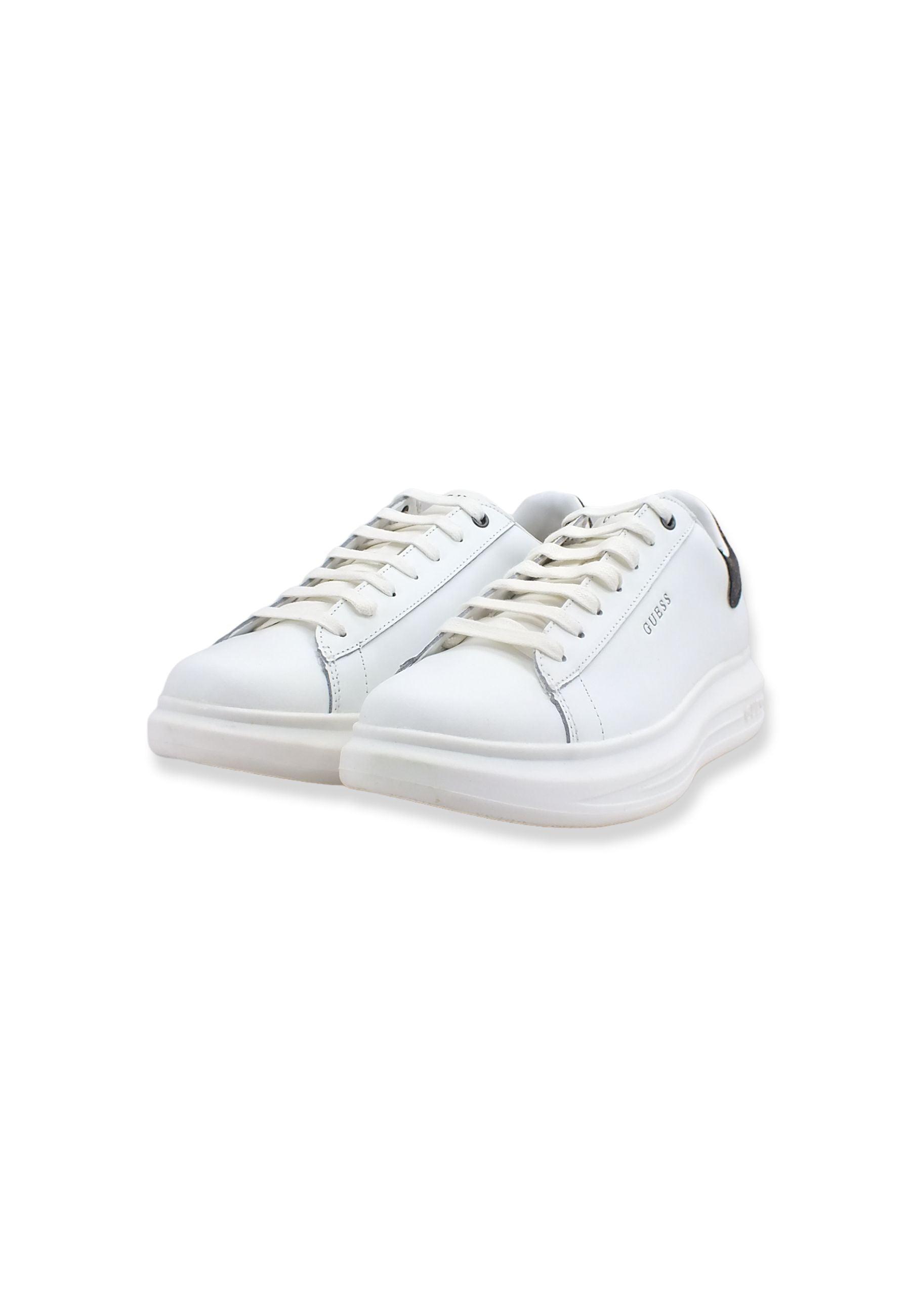 GUESS Sneaker Uomo White Brown FM7SRNFAL12 - Sandrini Calzature e Abbigliamento