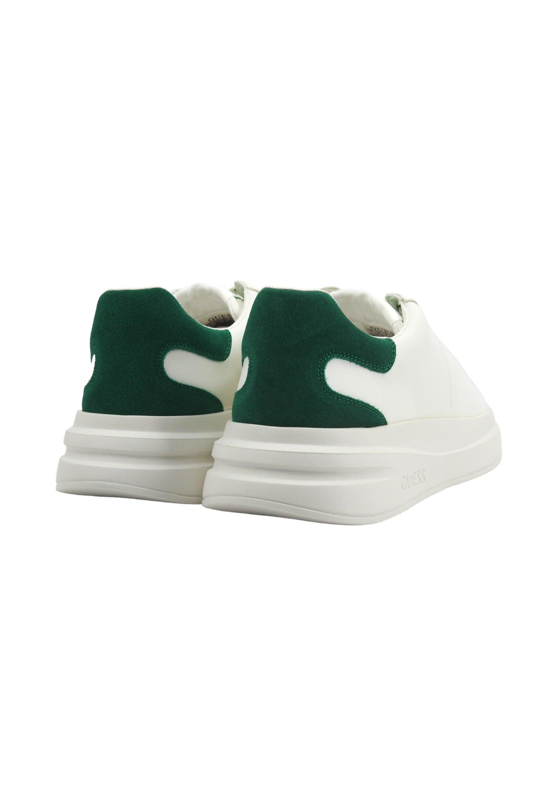 GUESS Sneaker Uomo White Green FMPVIBSMA12 - Sandrini Calzature e Abbigliamento