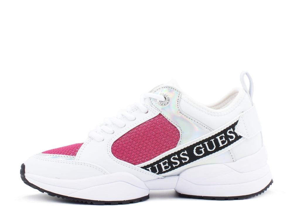 GUESS Sneaker White Fuxia FL5BREFAB12 - Sandrini Calzature e Abbigliamento