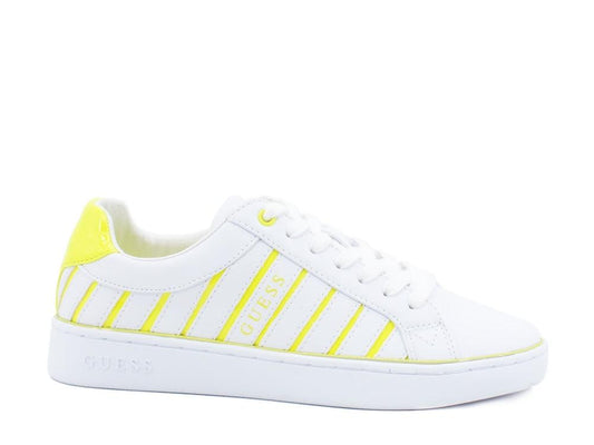GUESS Sneaker White Yellow FL5BOLELE12 - Sandrini Calzature e Abbigliamento