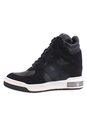 GUESS Sneaker Zeppa Interna Donna Black FL8LISSMA12 - Sandrini Calzature e Abbigliamento