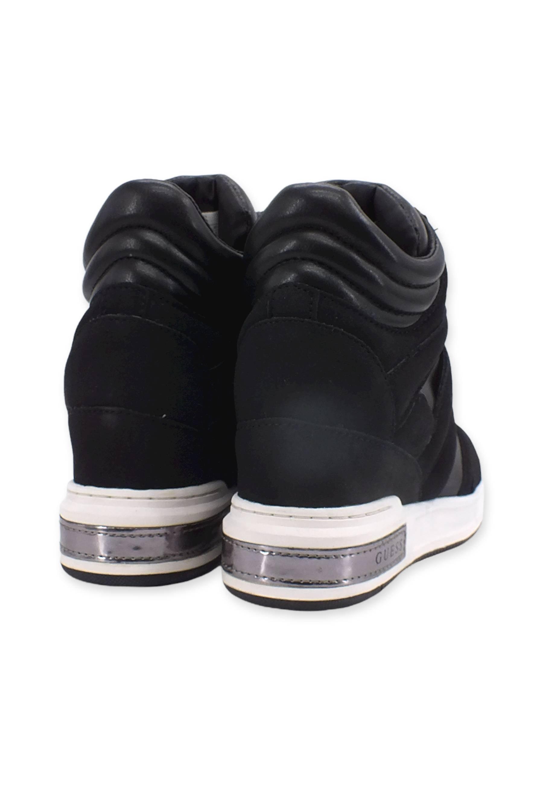 GUESS Sneaker Zeppa Interna Donna Black FL8LISSMA12 - Sandrini Calzature e Abbigliamento