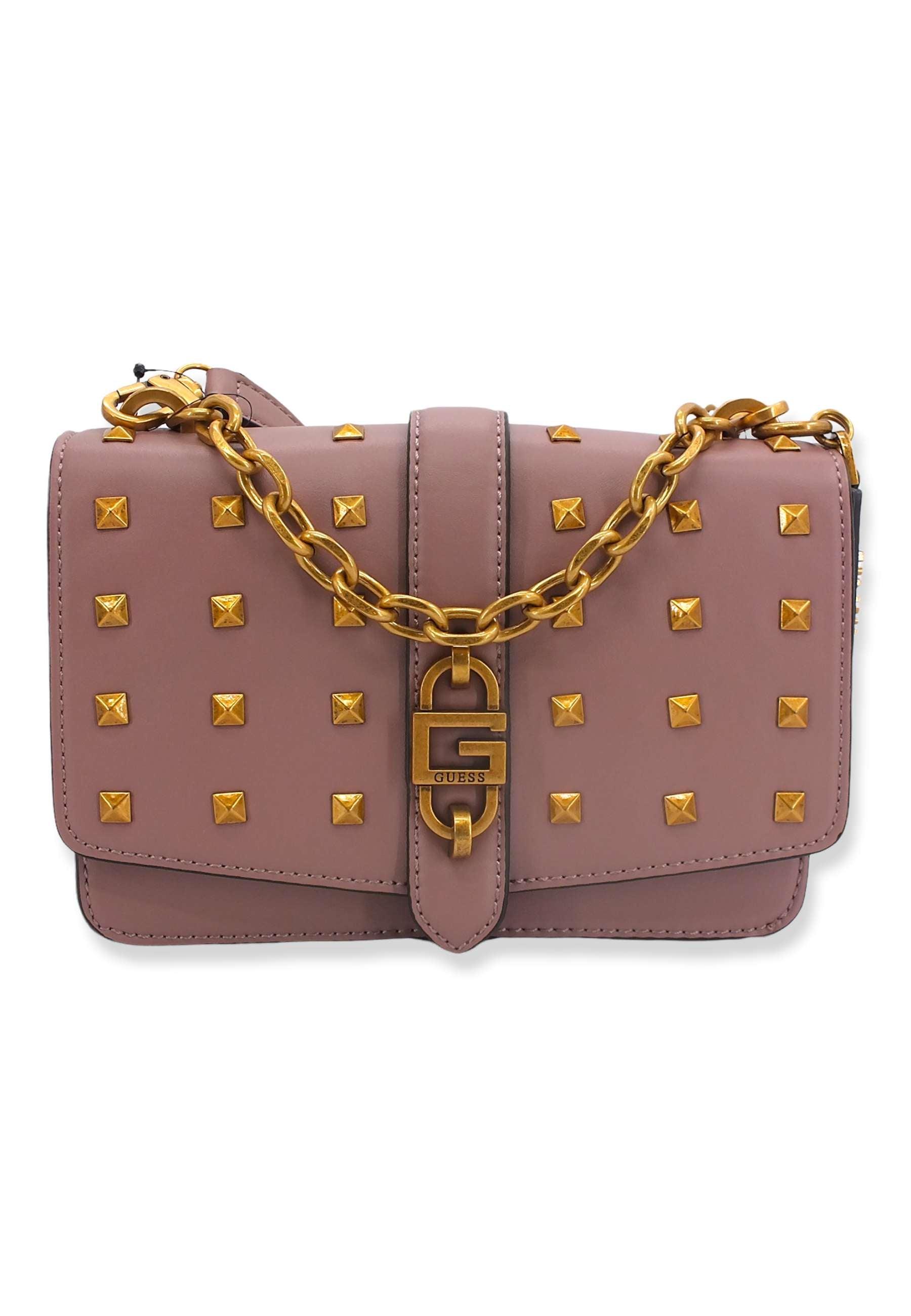GUESS Square G Lux Borsa Tracolla Crossbody Rosewood VB866721 - Sandrini Calzature e Abbigliamento