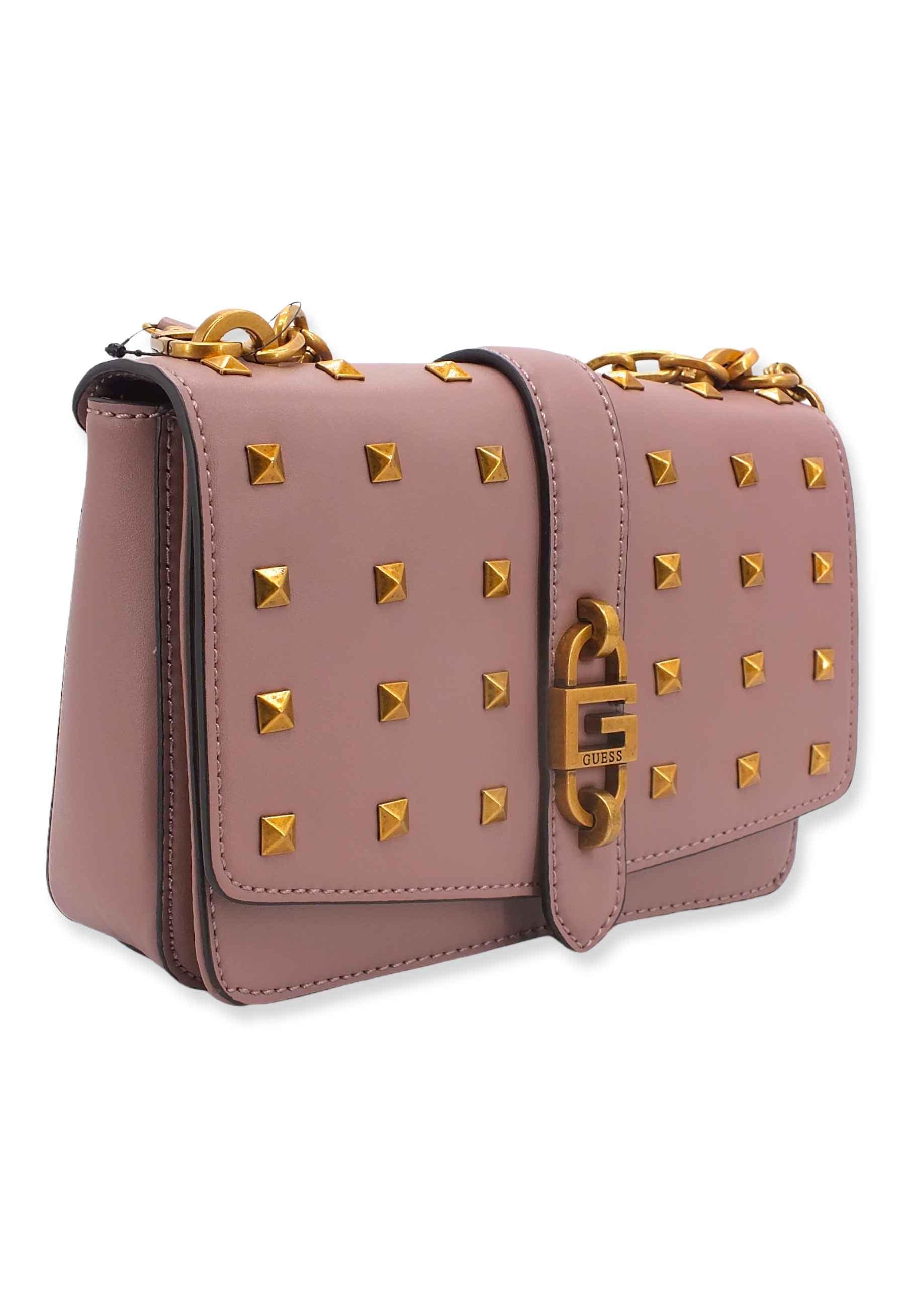 GUESS Square G Lux Borsa Tracolla Crossbody Rosewood VB866721 - Sandrini Calzature e Abbigliamento