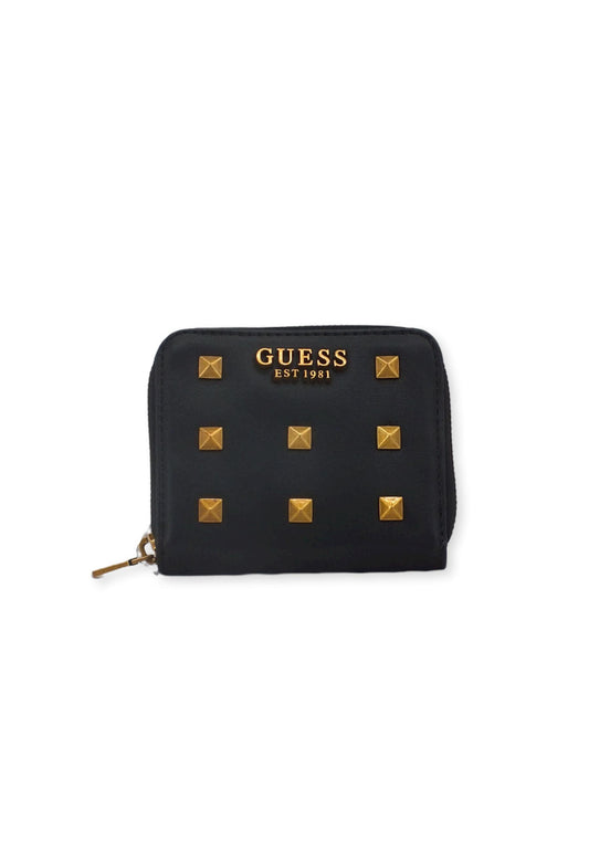 GUESS Square Lux Slg Portafoglio Small Borchie Black VB866737 - Sandrini Calzature e Abbigliamento