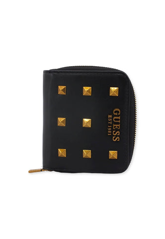 GUESS Square Lux Slg Portafoglio Small Borchie Black VB866737 - Sandrini Calzature e Abbigliamento