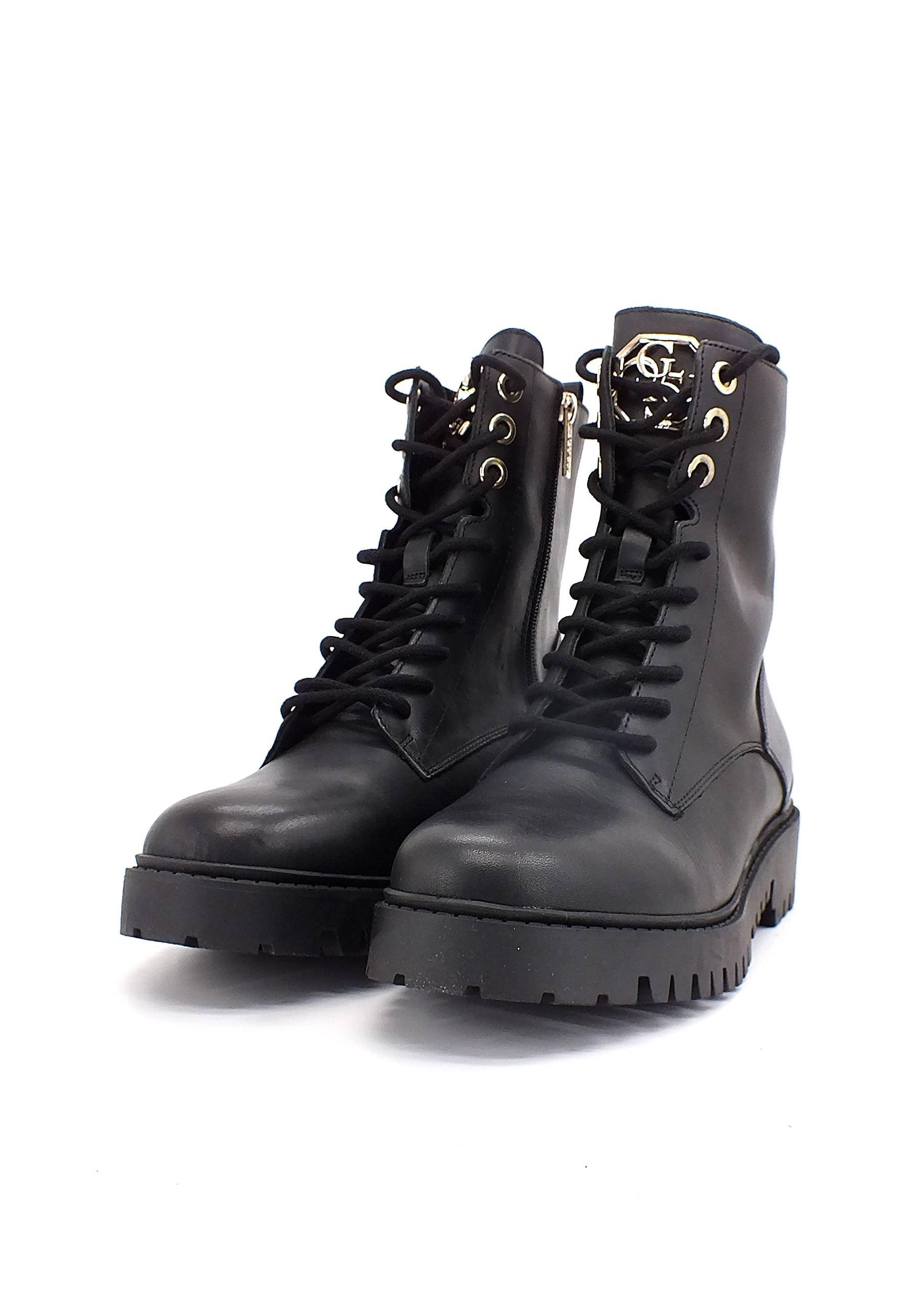 GUESS Stivaletto Anfibio Donna Black FL7OLOLEA10 - Sandrini Calzature e Abbigliamento