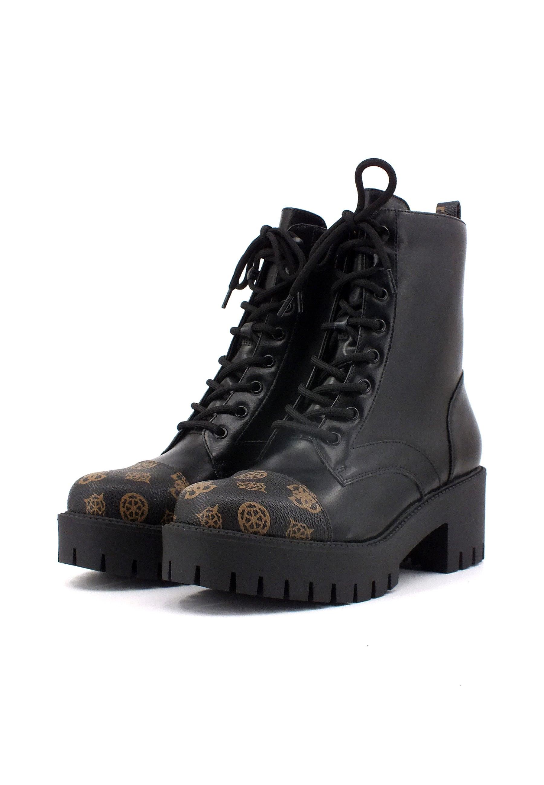 GUESS Stivaletto Anfibio Donna Black FL8WAPELE10 - Sandrini Calzature e Abbigliamento