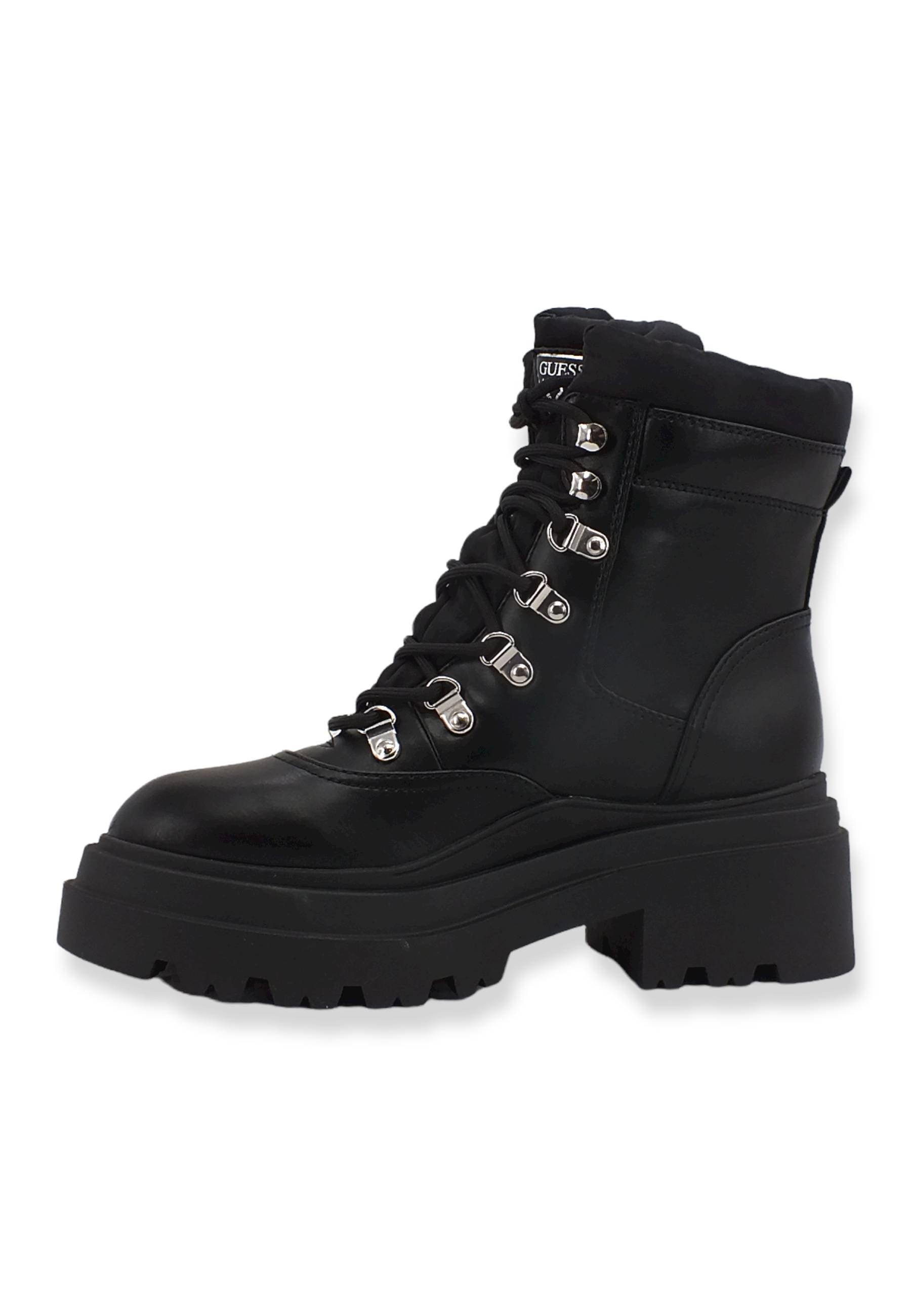 GUESS Stivaletto Anfibio Imbottito Donna Black FL8V2YLEA10 - Sandrini Calzature e Abbigliamento