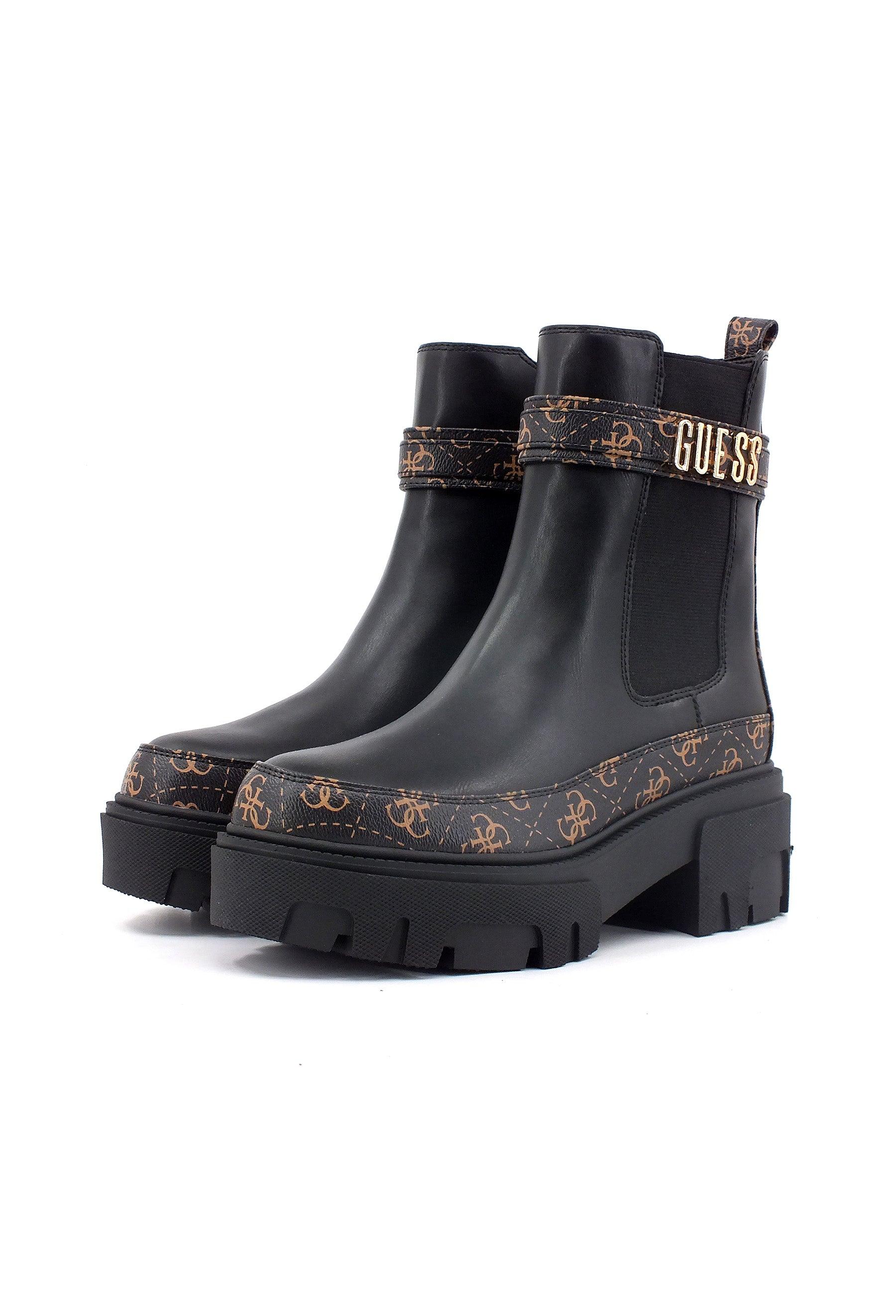 GUESS Stivaletto Polacco Donna Brown Ocra FL8YEAFAL10 - Sandrini Calzature e Abbigliamento